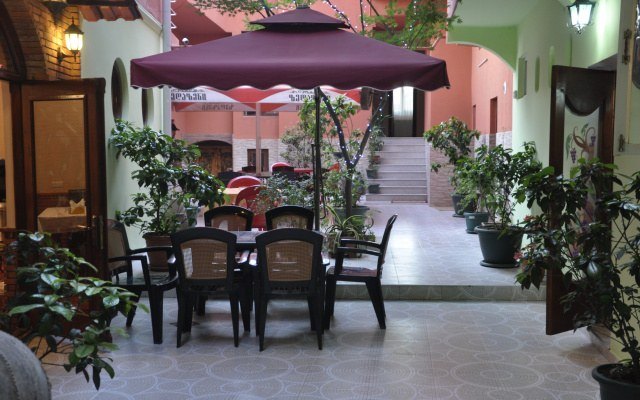 The inner courtyard